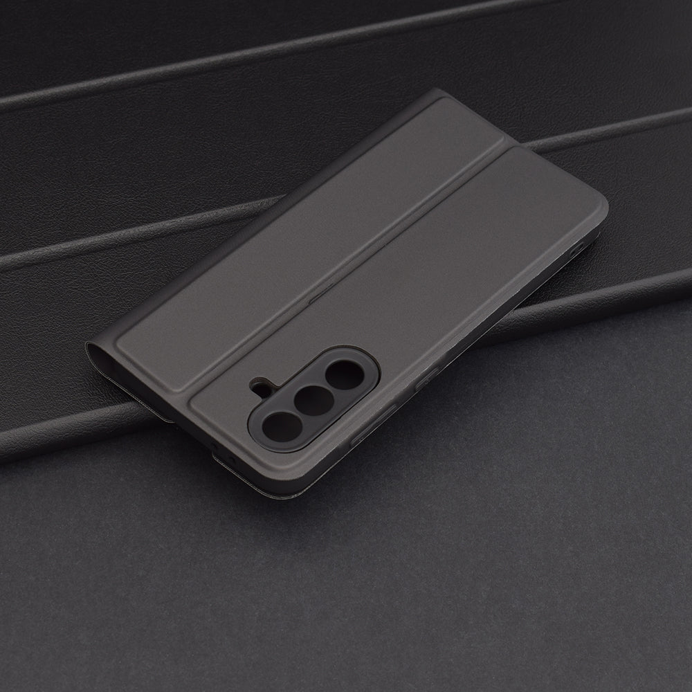 Cover til Samsung Galaxy A36 A366, Techsuit, Magskin Book, Sort