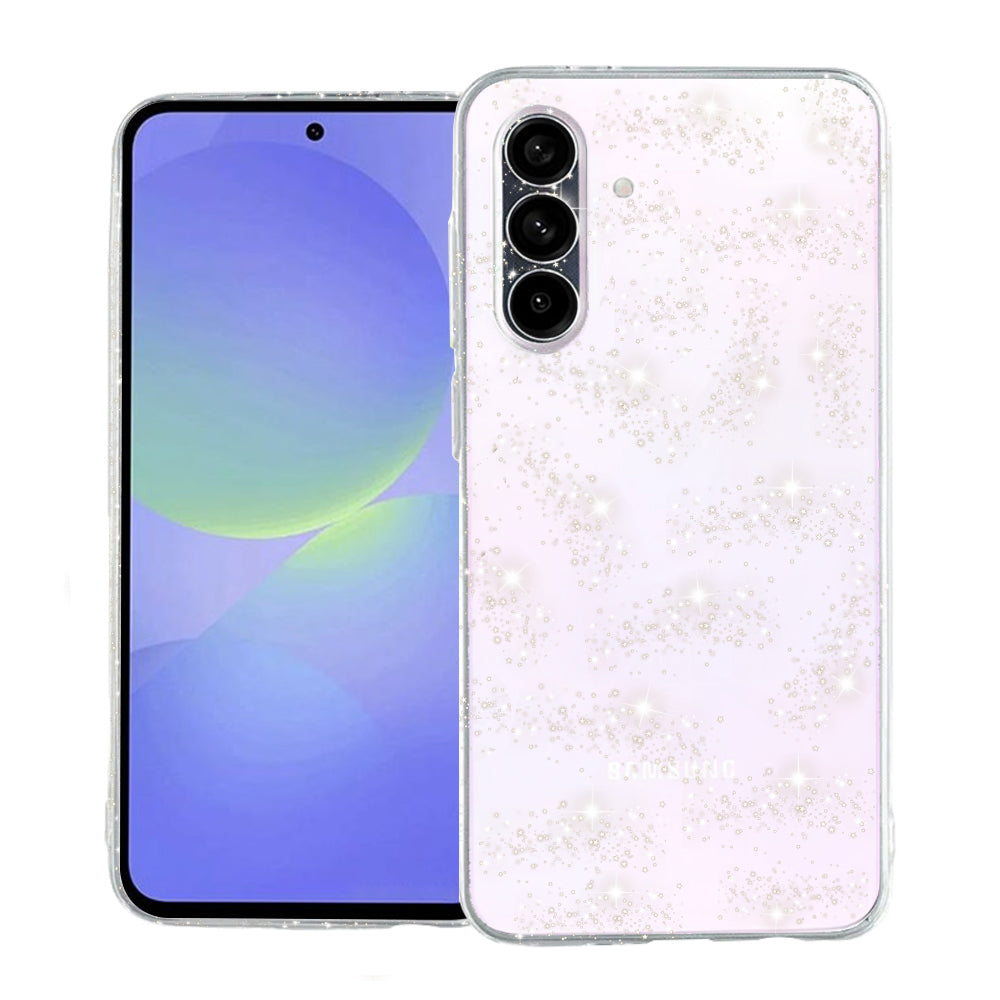 Cover til Samsung Galaxy A36 A366, Techsuit, SparkleSkin, Transparent