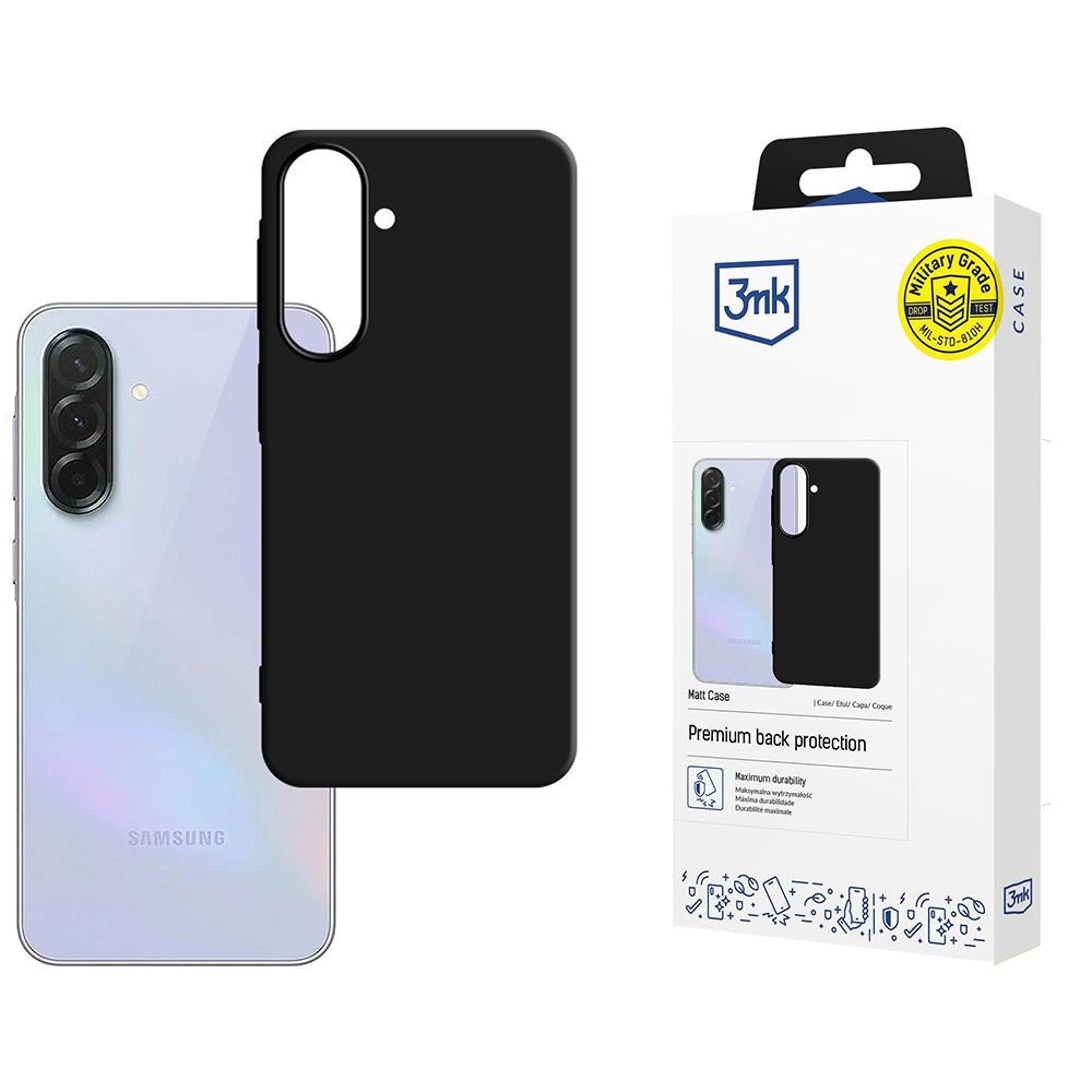Cover til Samsung Galaxy A37 5G, 3MK, Mat Sort