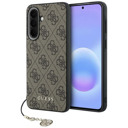 Cover til Samsung Galaxy A37 5G, Guess, 4G Classic Logo Charm, Brun