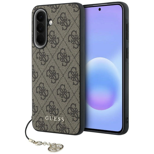 Cover til Samsung Galaxy A37 5G, Guess, 4G Classic Logo Charm, Brun