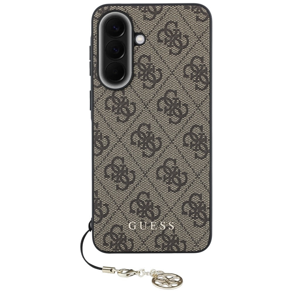 Cover til Samsung Galaxy A37 5G, Guess, 4G Classic Logo Charm, Brun