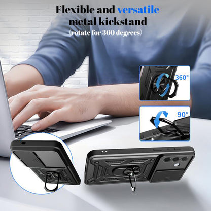 Etui til Samsung Galaxy A37 5G, Techsuit, CamShield, Grøn