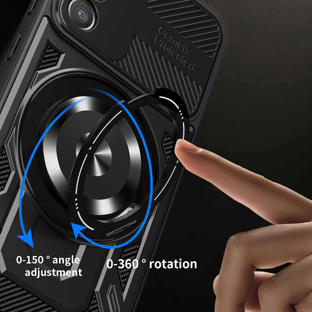 Etui til Samsung Galaxy A37 5G, Techsuit, RuggedCam, Blå