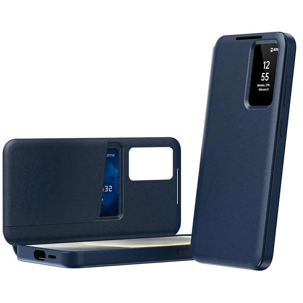 Etui til Samsung Galaxy A37 5G, Techsuit, SmartView, Blå