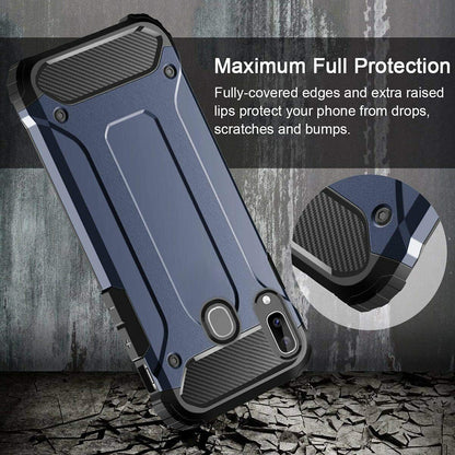 Cover til Samsung Galaxy A40 A405, Techsuit, Hybrid Armor, Sort