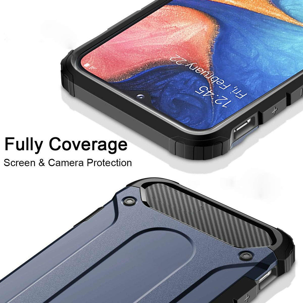 Cover til Samsung Galaxy A40 A405, Techsuit, Hybrid Armor, Sort
