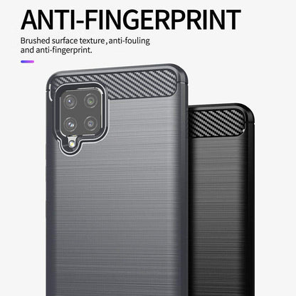 Cover til Samsung Galaxy A42 5G A426, Techsuit, Carbon, Sort