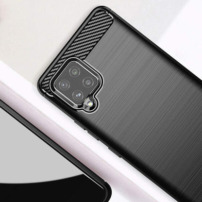 Cover til Samsung Galaxy A42 5G A426, Techsuit, Carbon, Sort