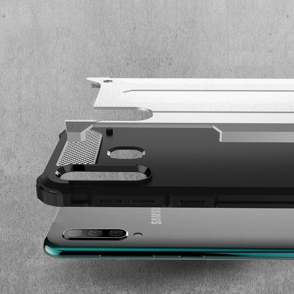 Cover til Samsung Galaxy A50s A507 / A30s A307 / A50 A505, Techsuit, Hybrid Armor, Sort