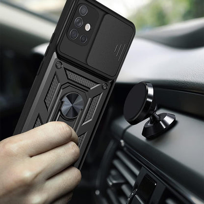 Husa pentru Samsung Galaxy A51 A515, Techsuit, CamShield, Neagra