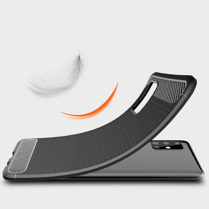 Cover til Samsung Galaxy A51 A515, Techsuit, Carbon, Sort