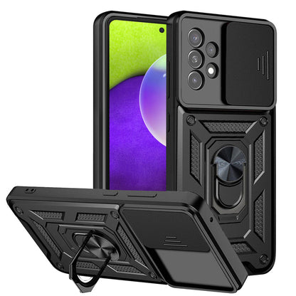 Cover til Samsung Galaxy A52s 5G A528 / A52 5G A526 / A52 A525, Techsuit, CamShield, Sort