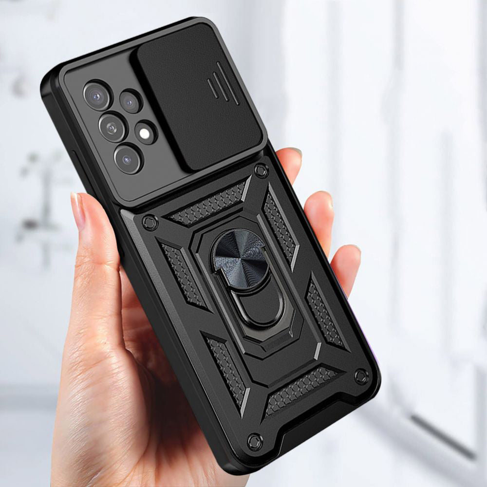 Case for Samsung Galaxy A52s 5G A528 / A52 5G A526 / A52 A525, Techsuit, CamShield, Pink