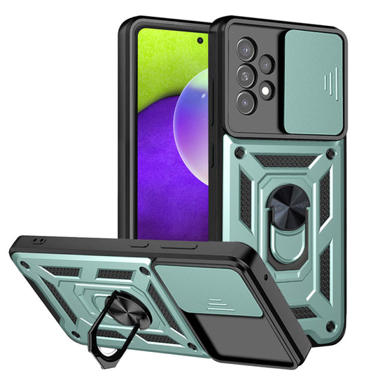 Cover til Samsung Galaxy A52s 5G A528 / A52 5G A526 / A52 A525, Techsuit, CamShield, Grøn