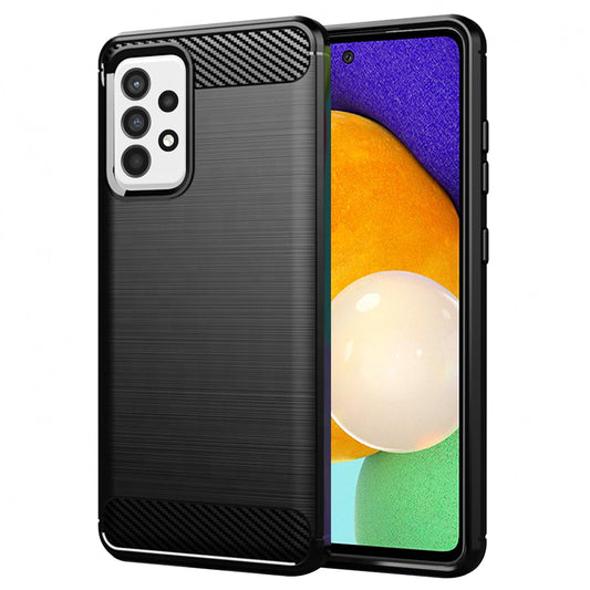 Cover til Samsung Galaxy A52s 5G A528 / A52 5G A526 / A52 A525, Techsuit, Carbon, Sort