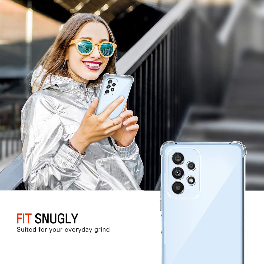 Cover til Samsung Galaxy A53 5G A536, Techsuit, Stødabsorberende Klar, Transparent