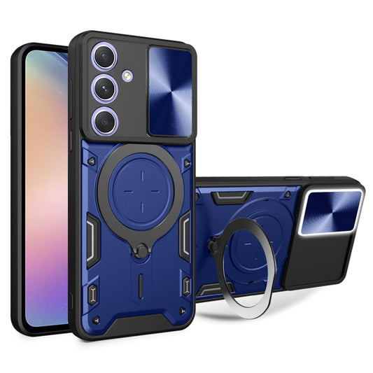 Cover til Samsung Galaxy A54 A546, Techsuit, CamGuard Pro, Blå