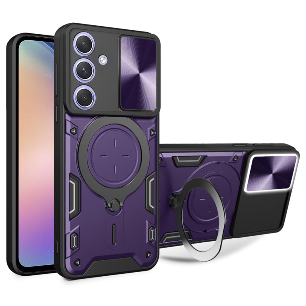 Cover til Samsung Galaxy A54 A546, Techsuit, CamGuard Pro, Lilla
