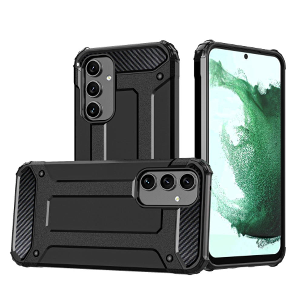 Cover til Samsung Galaxy A54 A546, Techsuit, Hybrid Armor, Sort
