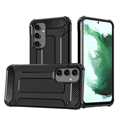 Cover til Samsung Galaxy A54 A546, Techsuit, Hybrid Armor, Sort
