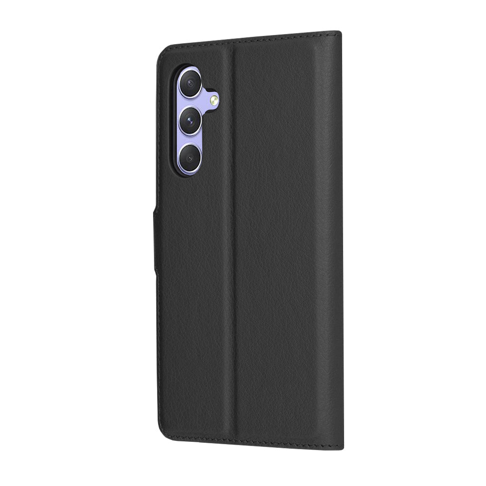 Cover til Samsung Galaxy A54 A546, Techsuit, Leather Folio, Sort