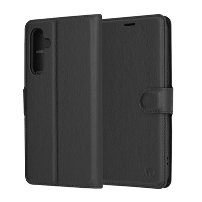 Cover til Samsung Galaxy A54 A546, Techsuit, Leather Folio, Sort