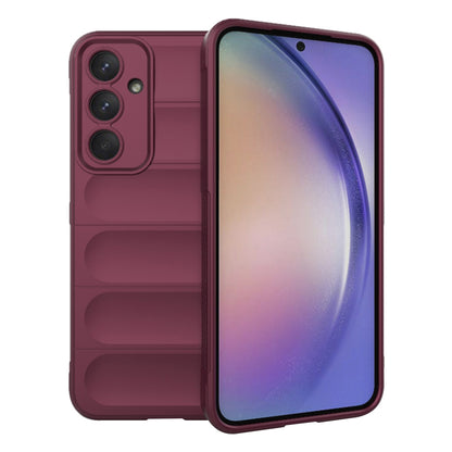 Cover til Samsung Galaxy A54 A546, Techsuit, Magic Shield, Vinrød