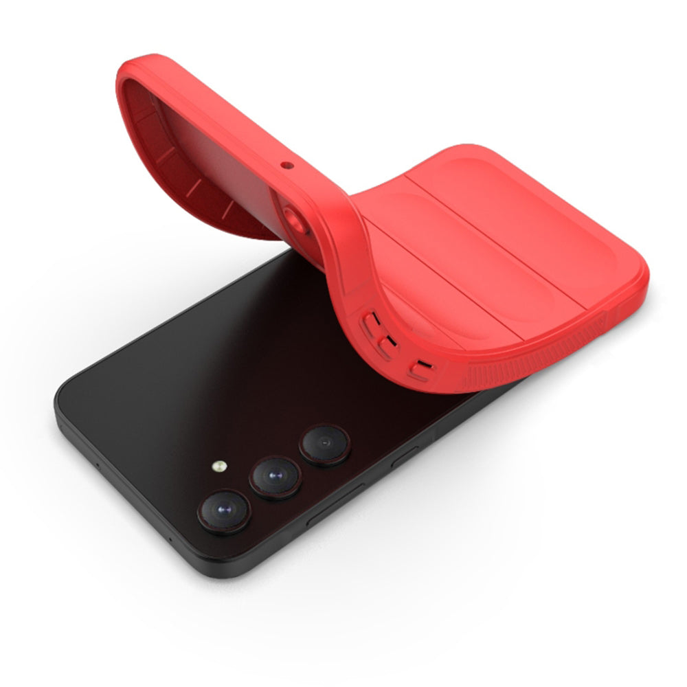 Cover til Samsung Galaxy A54 A546, Techsuit, Magic Shield, Vinrød