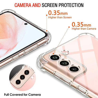 Cover til Samsung Galaxy A54 A546, Techsuit, Stødsikker Klar, Transparent
