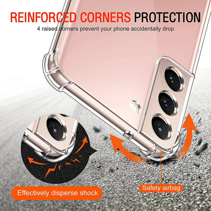 Cover til Samsung Galaxy A54 A546, Techsuit, Stødsikker Klar, Transparent
