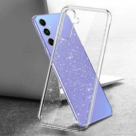 Cover til Samsung Galaxy A54 A546, Techsuit, SparkleSkin, Transparent