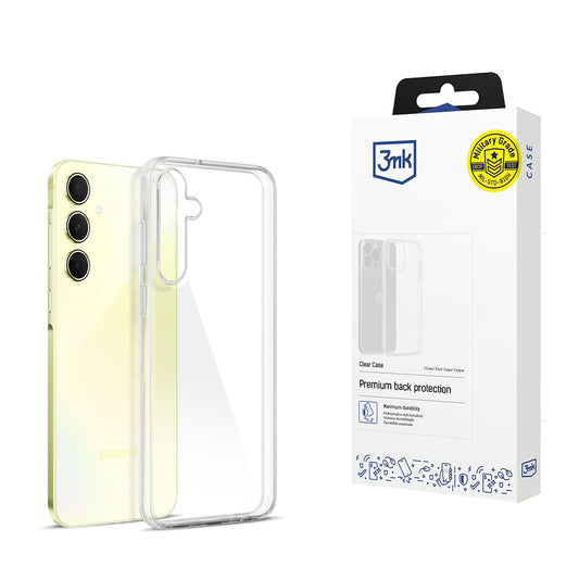 Cover til Samsung Galaxy A55 5G A556, 3MK, Klar, Transparent