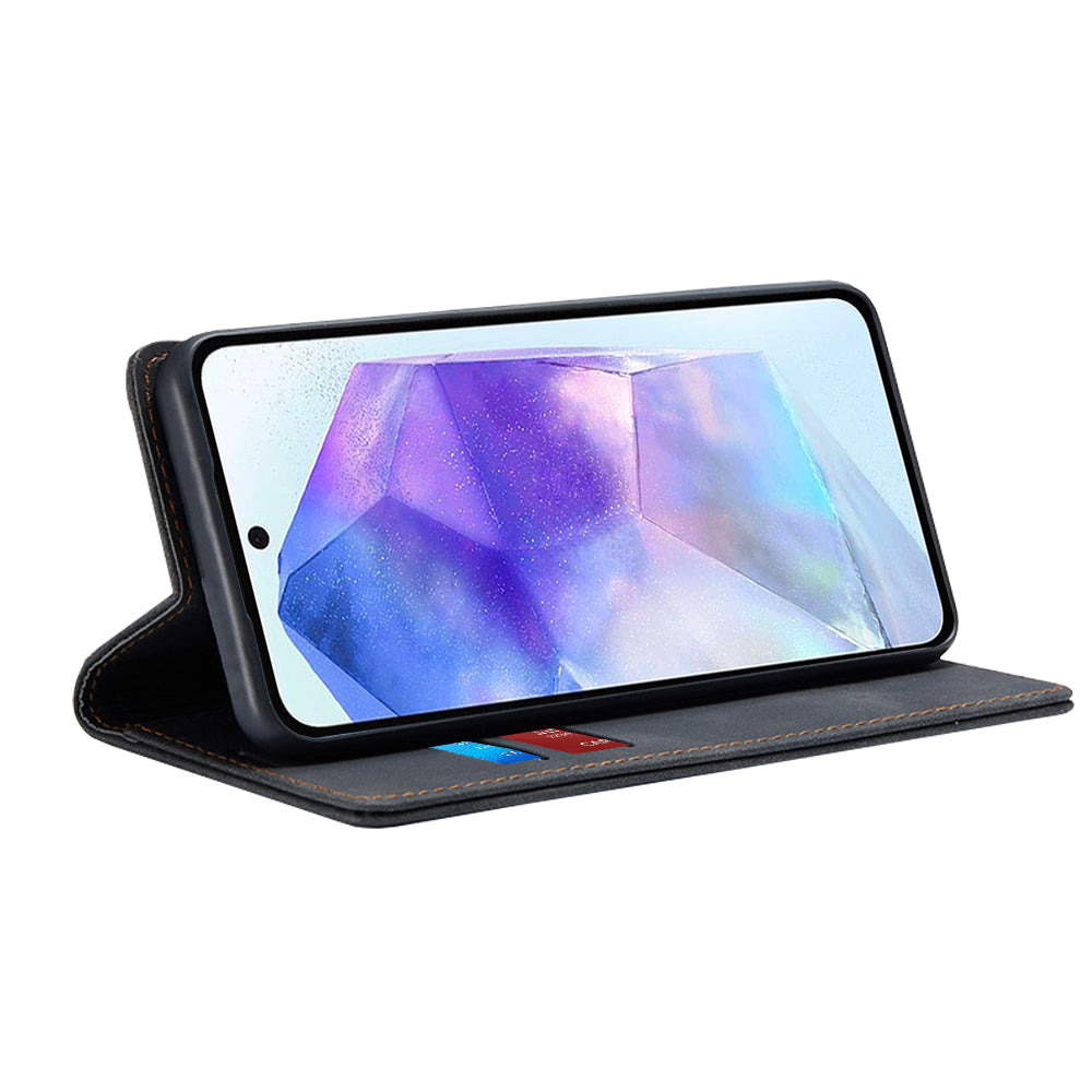 Cover til Samsung Galaxy A55 5G A556, Techsuit, Confy, Sort