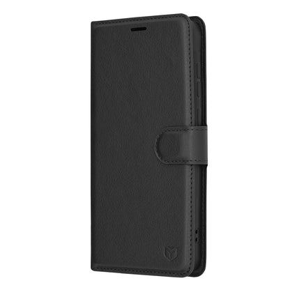 Cover til Samsung Galaxy A55 5G A556, Techsuit, Leather Folio, Sort