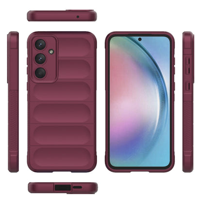 Cover til Samsung Galaxy A55 5G A556, Techsuit, Magic Shield, Vinrød