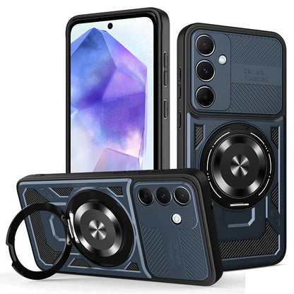 Cover til Samsung Galaxy A55 5G A556, Techsuit, RuggedCam, Blå