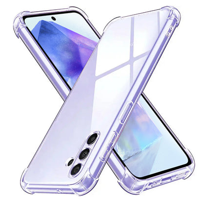 Cover til Samsung Galaxy A55 5G A556, Techsuit, Stødabsorberende Klar, Transparent