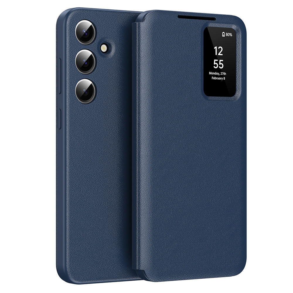 Cover til Samsung Galaxy A55 5G A556, Techsuit, SmartView, Blå