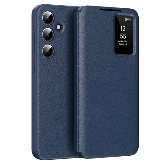 Cover til Samsung Galaxy A55 5G A556, Techsuit, SmartView, Blå