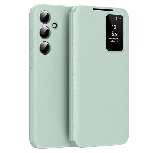 Cover til Samsung Galaxy A55 5G A556, Techsuit, SmartView, Grøn