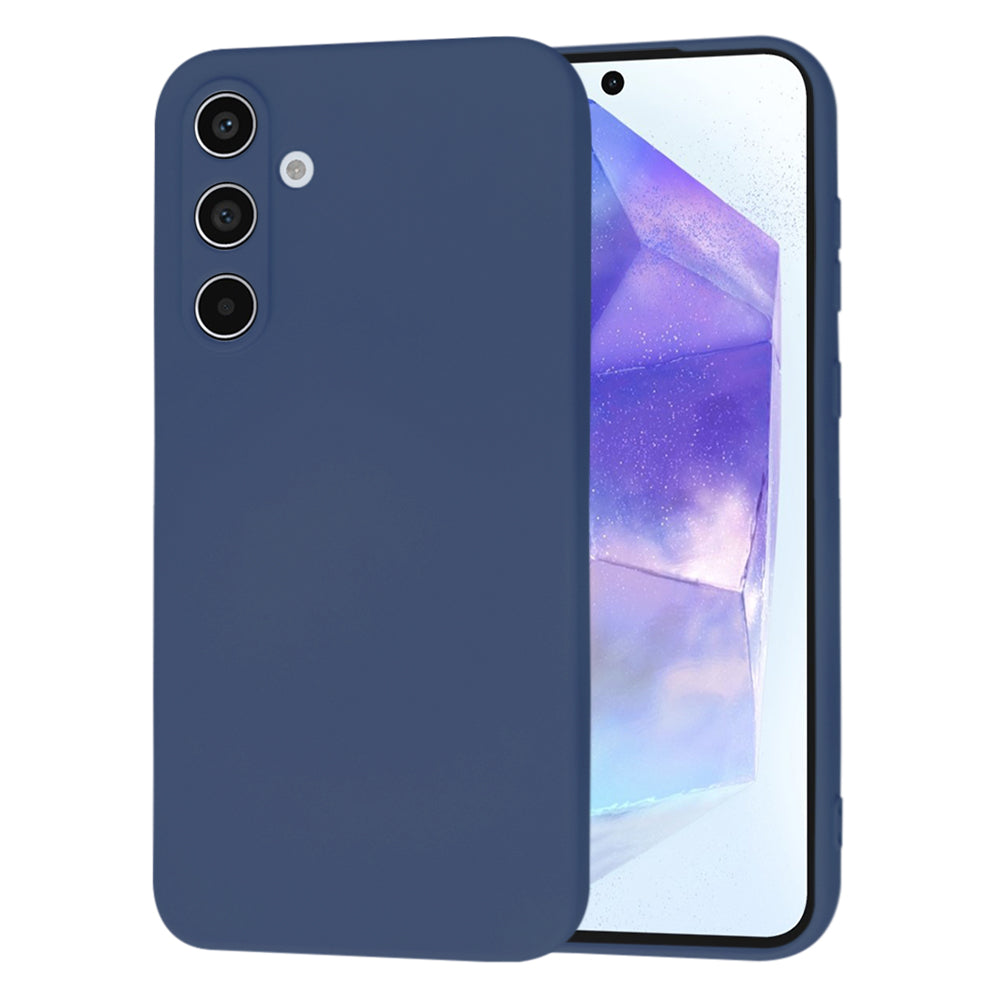 Cover til Samsung Galaxy A55 5G A556, Techsuit, SoftFlex, Mørkeblå