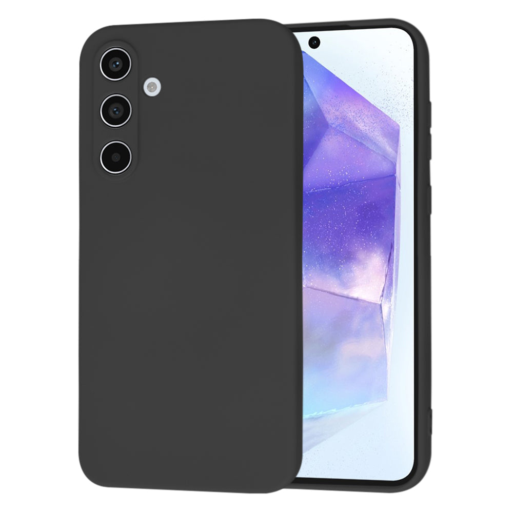 Cover til Samsung Galaxy A55 5G A556, Techsuit, SoftFlex, Sort