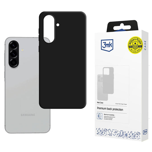 Cover til Samsung Galaxy A56 A566 / A36 A366, 3MK, Mat Sort
