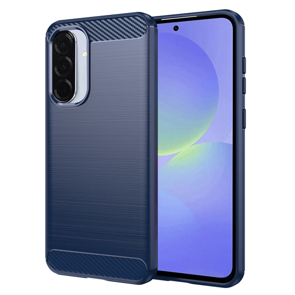 Cover til Samsung Galaxy A56 A566 / A36 A366, Techsuit, Carbon, Blå