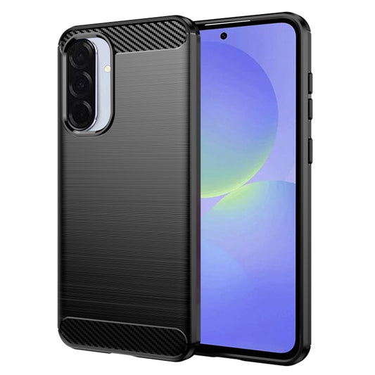 Cover til Samsung Galaxy A56 A566 / A36 A366, Techsuit, Carbon, Sort