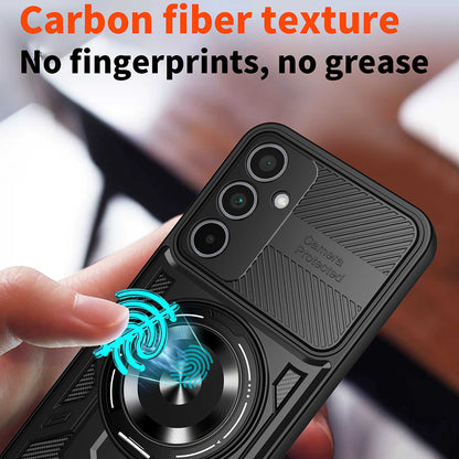 Cover til Samsung Galaxy A56 A566 / A36 A366, Techsuit, RuggedCam, Lilla