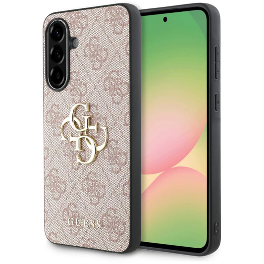 Etui til Samsung Galaxy A56 A566, Guess, 4G Big Logo, Pink