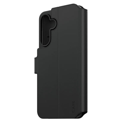 Etui til Samsung Galaxy A56 A566, PanzerGlass, Care Feature Kickstand Wallet, Sort