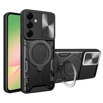 Cover til Samsung Galaxy A56 A566, Techsuit, CamGuard Pro, Sort